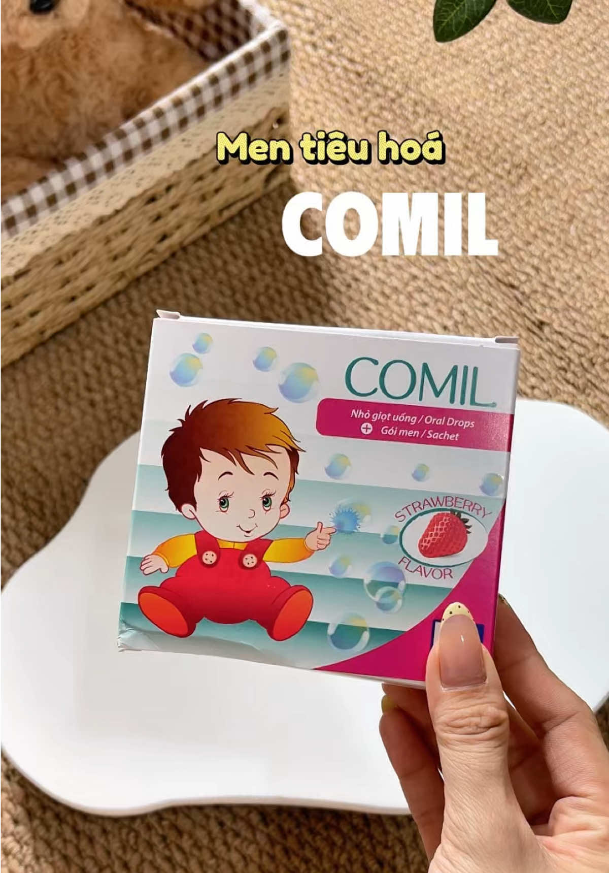Nếu mẹ nào đang băn khoăn tìm sản phẩm hỗ trợ chăm sóc hệ tiêu hóa cho bé thì có thể tham khảo Comil nhé #comilvietnam #menvisinhcomil #roiloantieuhoa #nuoiconkhongkhangsinh #andamcungbe 