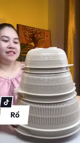 BỘ 6 CÁI CHẬU RỔ CHẬU HOKORI 2375+ 2376+2377 Chất Liệu Nhựa An Toàn….