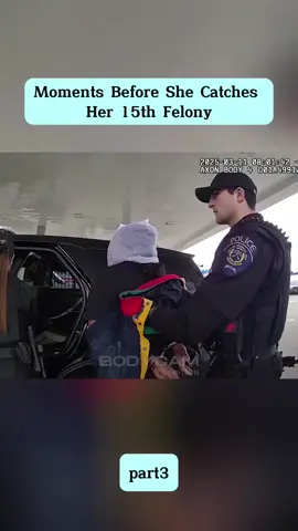 Moments Before She Catches Her 15th Felony.#foryou #fyp #cops #bodycam #policeofficer