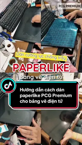 Cả nhà mình ai đang dùng bảng vẽ điện tử muốn dán bảo vệ, dùng mượt mà như giấy thì thử ngay Paperlike cao cấp PCG của bên e nhé #viral #fyp #paperlike #bangvedientu #xuhuong 