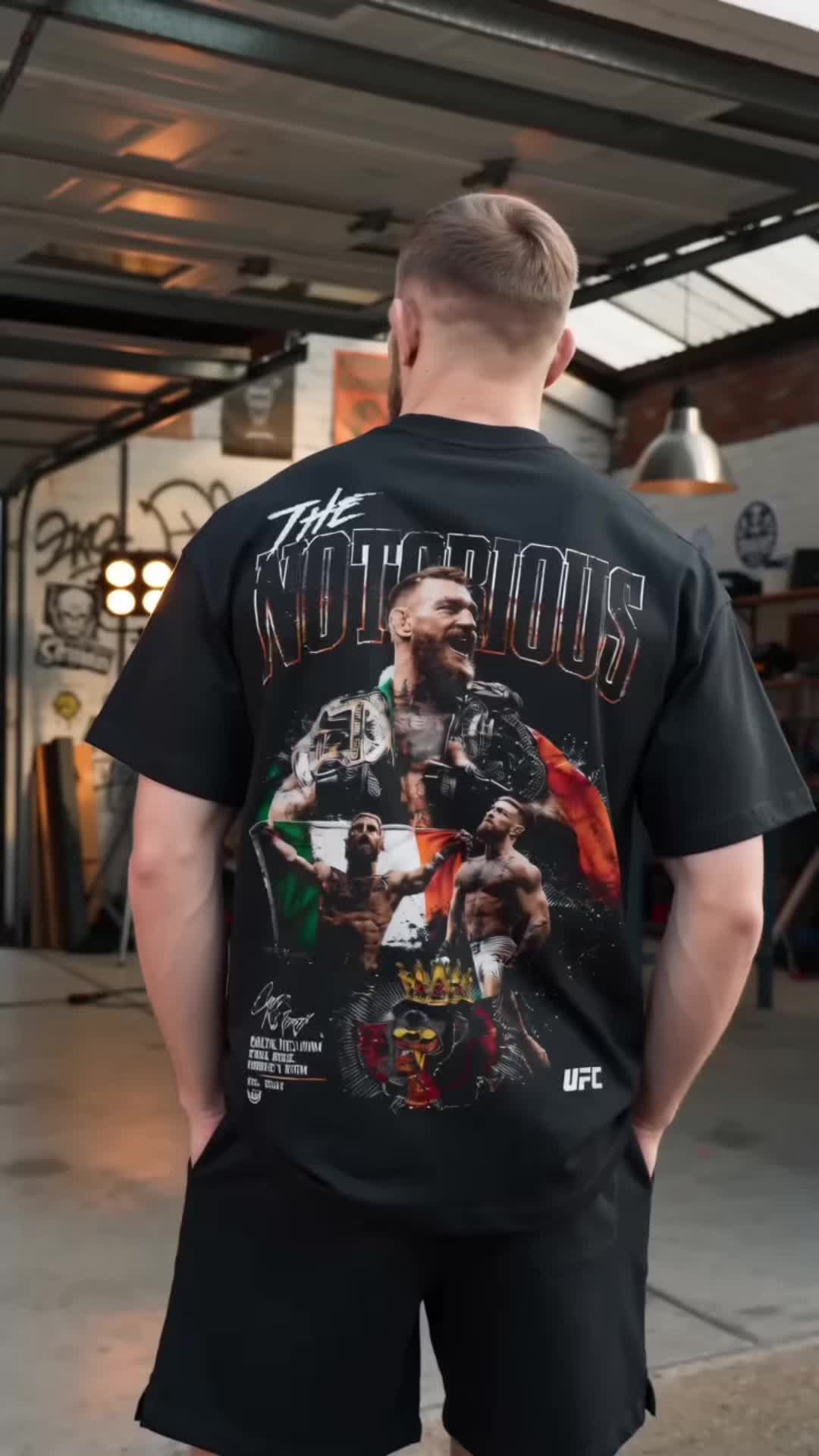 Men's UFC 329 Black Conor McGregor T-Shirt, The Notorious UFC Graphic Tee, UFC MMA Shirt, Gift for Fighters, Sports Apparel,Regular,blue,Grunge #sportsoutfit #unisexsportswear #uniformshirts #wrestlingshirt #tshirtmen #mensworkoutgear #heavyweighttees #fanapparel #ufcshirt #racingshirt