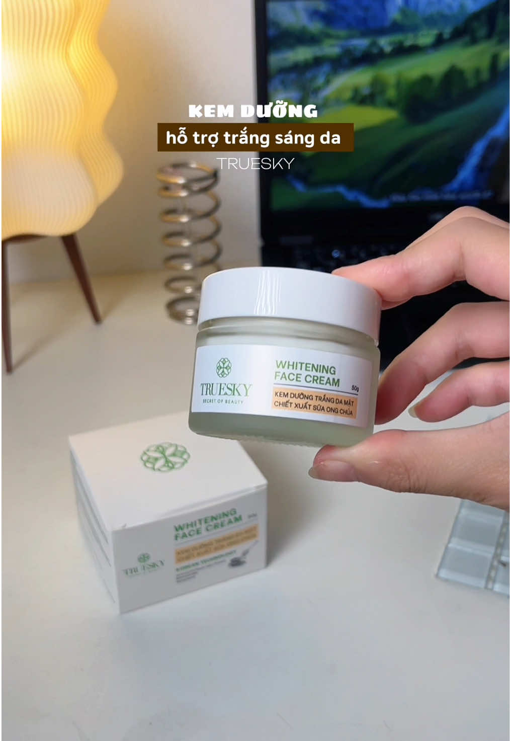 Kem dưỡng trắng da mặt Truesky #kemduongtrangda #truesky #kemduongtrangda #unboxing #xuhuong 