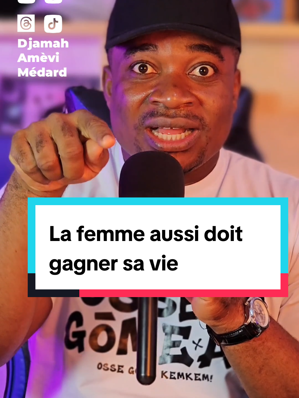 La femme aussi doit  gagner sa vie  #DjamahAmèviMédard #TheBrainTouch #OsséGoméa 
