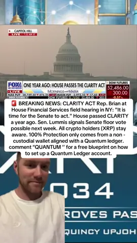 🚨 BREAKING NEWS: CLARITY ACT Rep. Brian at House Financial Services field hearing in NY: 