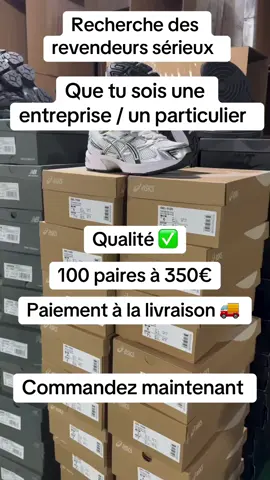 🔥 DESTOCKAGE EXCEPTIONNEL 🔥 Palette de 100 paires de chaussures à seulement 350 € ! 👟📦 Produits de qualité, stock limité et départ selon le principe du premier arrivé, premier servi. 📩 Contactez-nous dès maintenant pour plus d’informations et réserver votre palette. #Destock34 #Destockage #Grossiste #Chaussures #Sneakers     