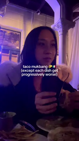 the rib eye one was genuinely inedible sry #tacos #mukbang 