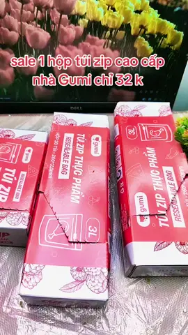 sale 1 hộp túi zip cao cấp nhà Gumi chỉ 32 k #giadungnguyenbach #giadungthongminh 
