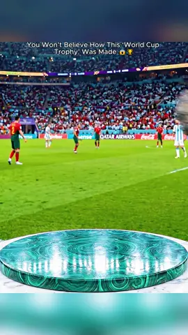 🏆 How the World Cup Trophy is Made #WorldCup #WorldCupTrophy #FIFAWorldCup #DIY #foryoupage 