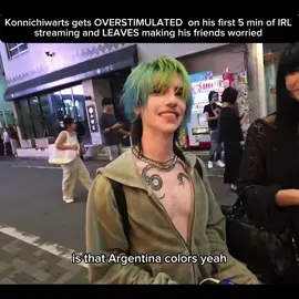 Konnichiwarts QUITS IRL streaming after 5 minutes after getting too overstimulated 