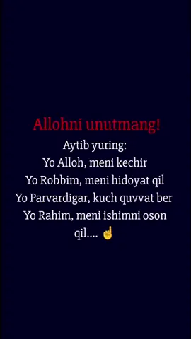 #rek Allohni unutmang 🍃☝️