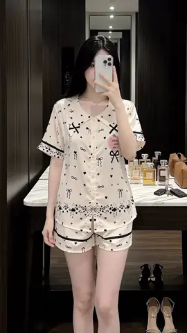 Bộ ngủ có trong giỏ hàng mình nha #xuhuong #xuhuongtiktok #xh #donguxinh #thoitrangnu 