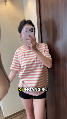Áo phông kẻ #ceonha3chang #thoitrangnu #phoidoxinh #vairal #xh 