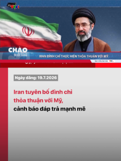 Iran tuyên bố đình chỉ toàn bộ cam kết theo thỏa thuận với Mỹ, cáo buộc Washington vi phạm cam kết trong quá trình đàm phán. Trong khi đó, Mỹ tiếp tục các đợt không kích mới, khiến quan hệ hai bên tiếp tục căng thẳng.#tiktoknews #vtv24 #VTV #banthoisu