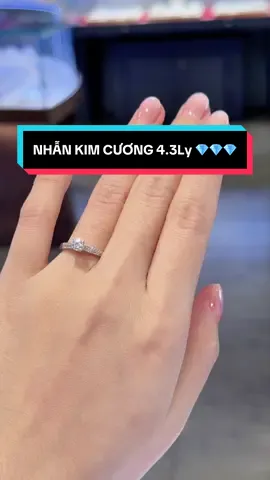 Nhẫn kim cương 4.3ly 💎💎#xuhuong #muasam #pnjnextbienhoa #viral #trangsucpnj 