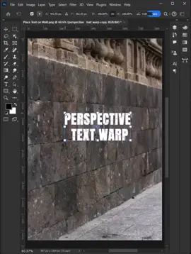 Photoshop 2026 Trick - Add Perfect Perspective Wall Text in Seconds #Photoshop2026 #WallText #Typography #PhotoshopTutorial