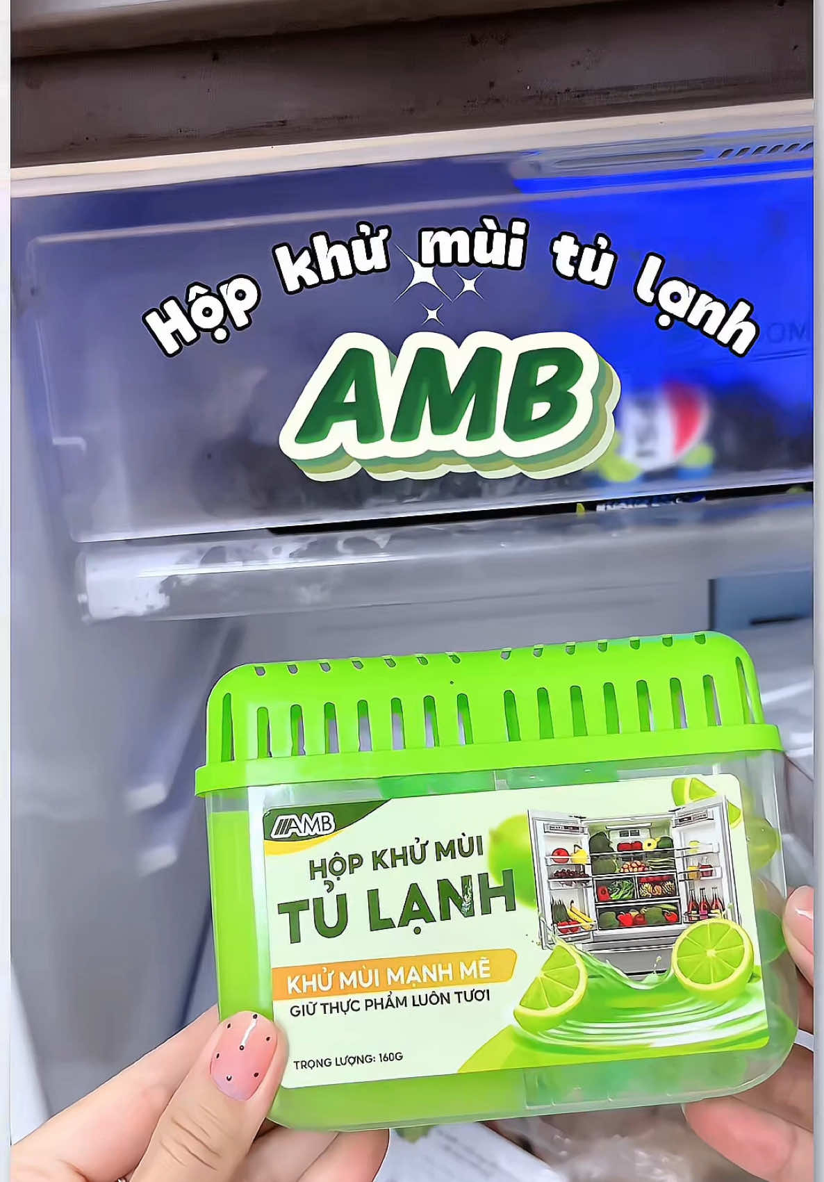 Hộp khử mùi tủ lạnh AMB #Viral #xuhuong #AMB #hopkhumuitulanh 