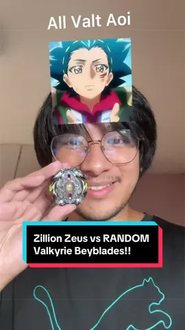 Zillion Zeus vs RANDOM Valkyrie Beyblades💀 #beyblade #beybladeburst #nostalgia #fyp #foryoupage 