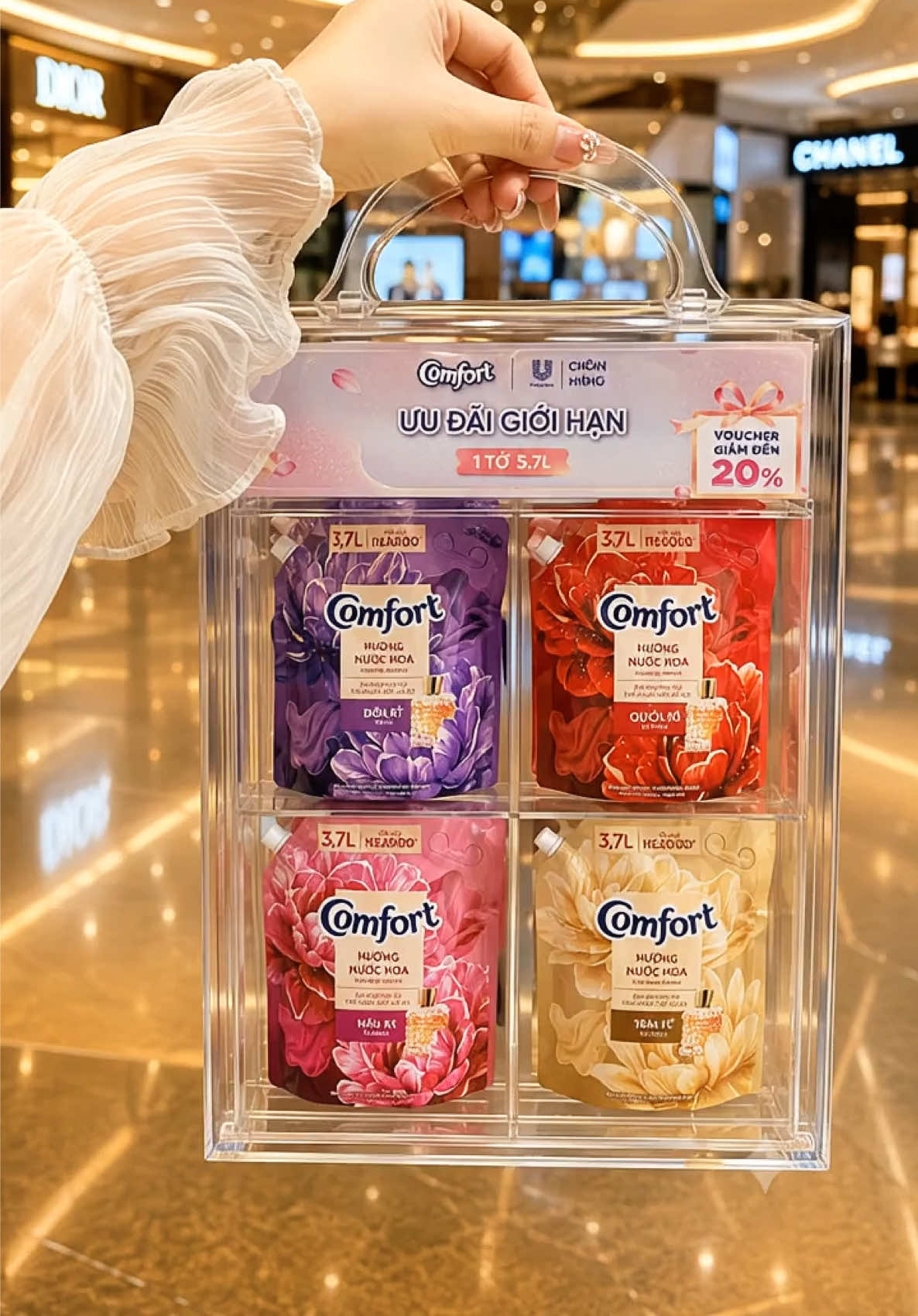 Nước Xả Vải Comfort Hương Nước Hoa #giadungtienich #giadinh #thôngminh #chămsocsuckhoe #lamsach 