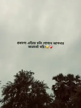 প্রকাশ্যে এড়িয়ে চলি গোপনে আপনার অভাবেই মরি.!😅❤️‍🩹 #foryou #fyp #foryoupage #vairalvideo @TikTok Bangladesh 