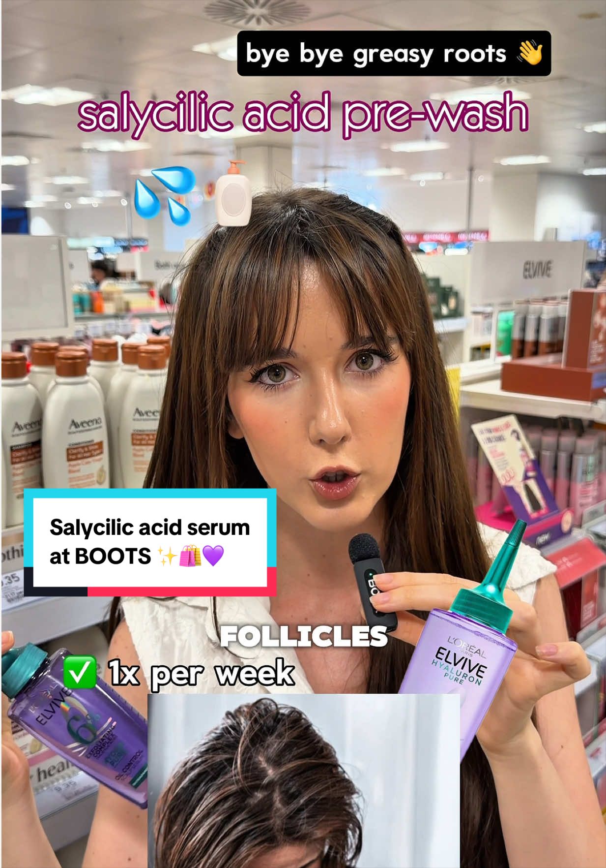 One of the best and most affordable products you can use in your hair care routine 💜✨💆🏻‍♀️ #hairgrowth #hairloss #scalpserum 