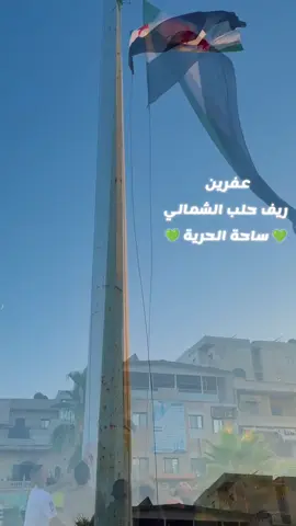 #حلب_عفرين 💚 #ساحة_الحرية  @محمود الأحمد 