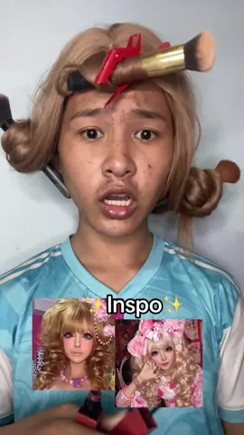 Gyaru makeup!! #makeup #transition #gyaru #japan 