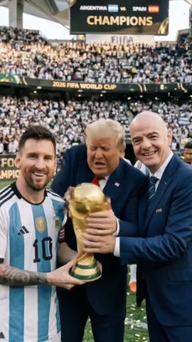 Messi won the World Cup. Trump claimed it. 😂 #Messi #Trump #WorldCup2026 #Football #Worldcup