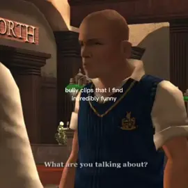 i could not stop laughing in my first playthrough 😭😭 // filler post ill post art soon trust #bullygame #bullyschoralshipedition #fyp #jimmyhopkins #rockstargames 