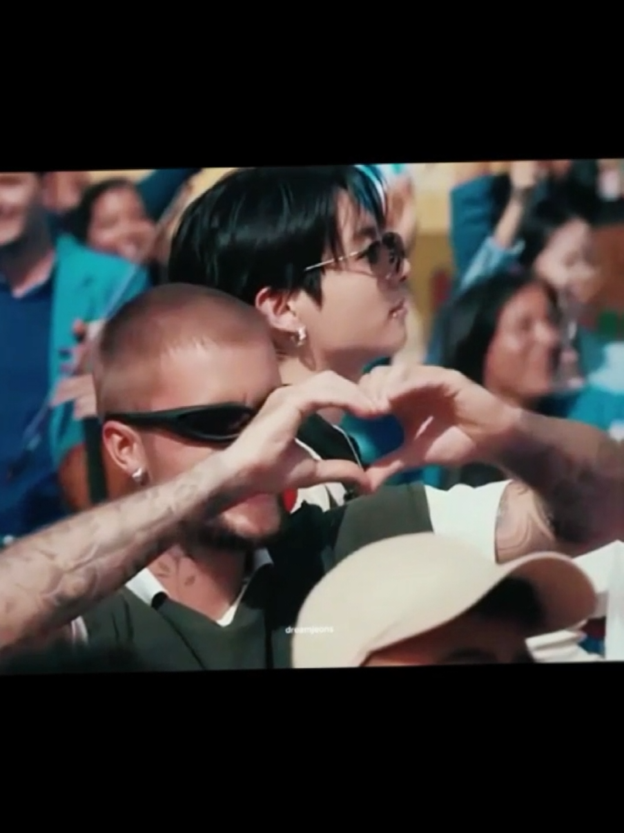 lucu banget liat BTS sama JB loncat² bareng 😭 #bts #bangtan #btsxworldcup2026 #justinbieber #CapCut 