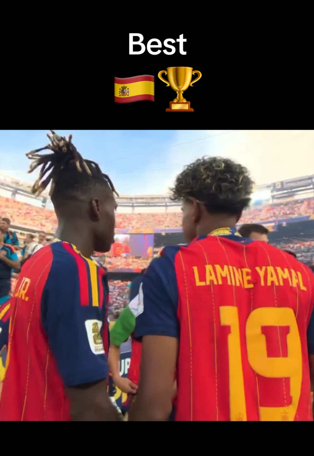 The best, deservedly 🥇 ❤️ #lamineyamal #worldcup #hiszpania #spain 