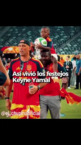Así vivió los festejos Keyne Yamal