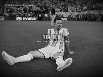 Thank You Leo 💙🇦🇷😔 #messi #leomessi #emotional #today #viral 