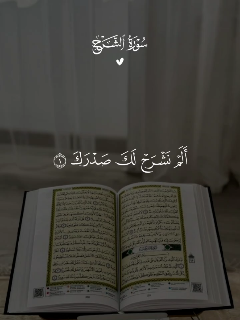 سورة الشرح 🤍 #قران #سعد_الغامدي #quran #تلاوة_خاشعة 