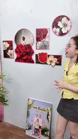 Combo 5 Tranh Dán Tường #tranhdantuong #tranhdecor #xuhuongtiktok #xuhuong2026tiktok 