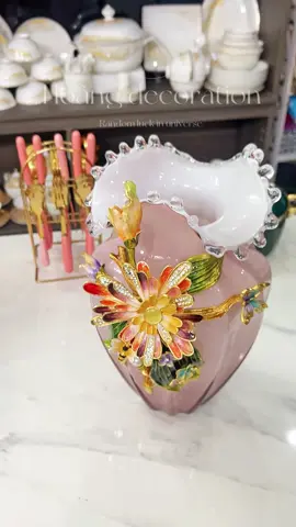 Bình hoa cao cấp pha lê #bátancom #tiktokshop77 #xuhuongtiktok #sangtronghiendai 