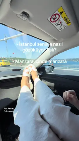 Abonelere çekime gidiyorum. (İş birliği değildir. Kendim aldım.) Her gün 1 video için takip et ❤️  Ek paylaşımlar için aboneliğe gel 🧝🏻‍♀️ #aslı #terlik #yaz #istanbul #araba 