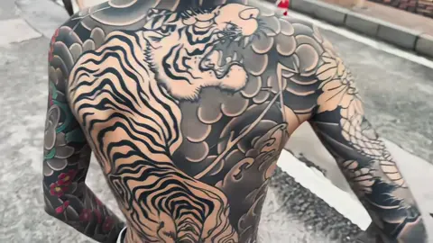 Hổ lên núi hay hổ xuống núi 🐅 #datthichxam #tattoo  