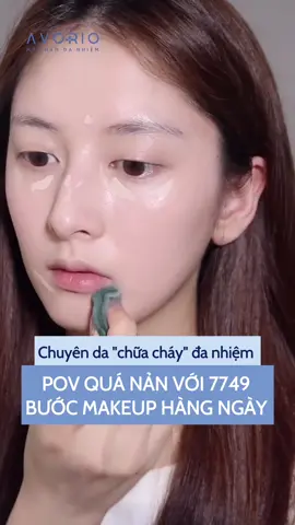 Thử makeup nhanh gọn nhẹ 5 phút chỉ với 3 bước #avorio #myphamdanhiem #chuyendachuachaydanhiem #dailymakeup #chongnangnangtone 