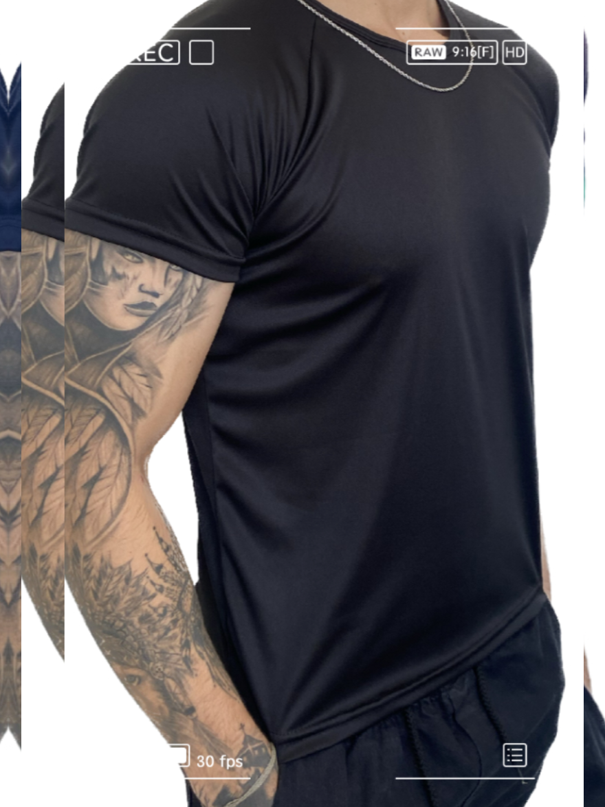 #https://s.shopee.com.br/3g2Euxk9ML Promoção Camiseta Dry Fit Masculina Lisa - Casual Treino Academia Esportes Exercícios Corrida