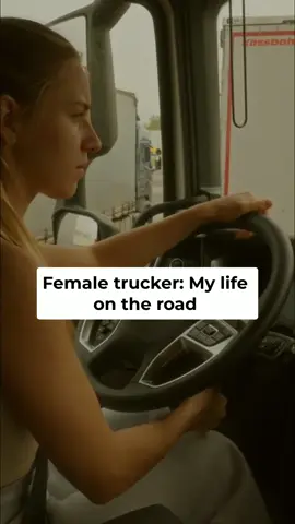 Woman Drives Truck_ Road Ahead, Fox on Dashboard! #girltruckroutine #routine #femaletrucker #womeintrucking #Vlog