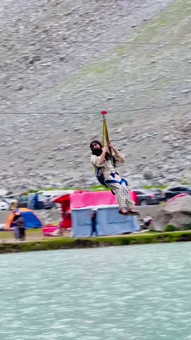 Zipline point in mahudand lake kalam swat #unfreezemyacount #travelwithharoonkalam #mahudandlake #Kalam #Swat 