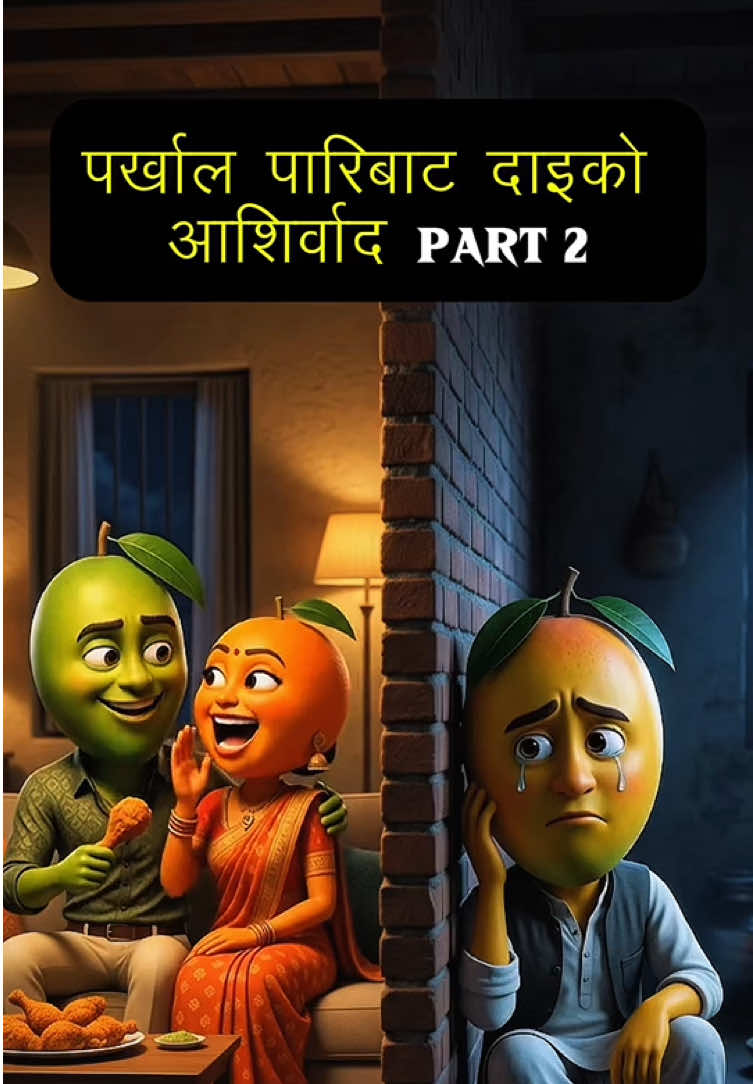 सम्पत्तिको अन्धोपन: दाइको भोक, भाइको भोज Part 2 #nepalistory #nepalianimation #aivideos #3danimation #fruitstory 