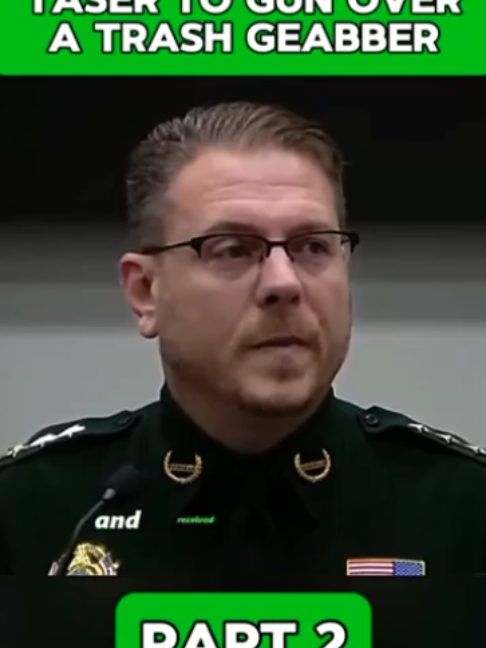 COPS UPGRADES FROM TASER TO GUN OVER A TRASH GEABBER #cops#police  #bodycam#policeofficer#sheriff