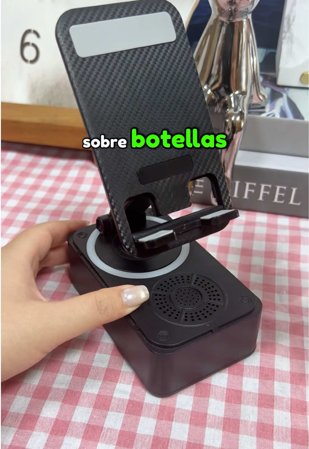 🔊✨ Mira este soporte con bocina Bluetooth, ¡es increíble! Conecta tu celular por Bluetooth y disfruta tus canciones favoritas con un sonido más potente. 🎶🔥 Aprovecha la oferta de hoy y consigue el tuyo antes de que se agoten. 🛒 Haz clic en el carrito naranja y pídelo ahora. #BocinaBluetooth #SoporteParaCelular #GadgetsTecnologicos #VentaQuincenal #VentaVeraniega