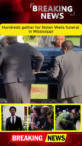 Nolan Wells, the Mississippi teenager whose death after a Fourth of July boating trip with friends has spurred national attention, was remembered Monday as a “gentle, calming spirit” during a funeral that attracted hundreds. #breakingnews #nolanwells #death #funeral #fyp 