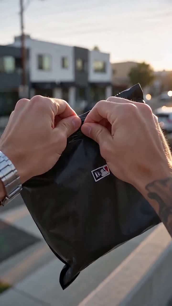 POV: Unboxing your new LA cap 🔥 Quality is *insane* & fits like a dream ✨