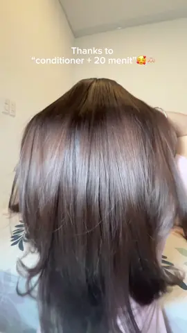 kemana aja baru tau teknik marinasi conditioner ini😢 #haircare #conditioner #haircareroutine #hairhacks #fyp 