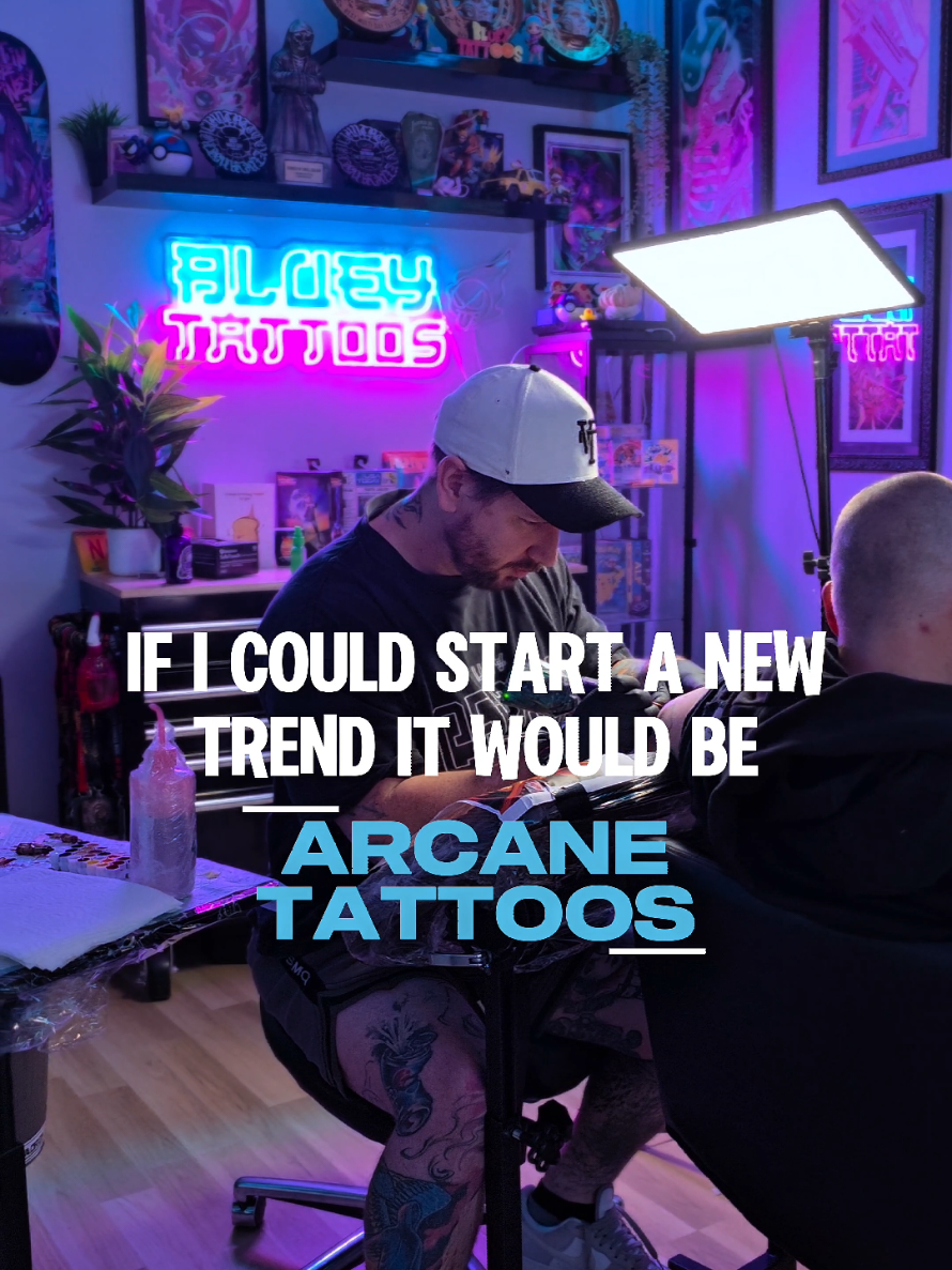 Lets start an Acane trend 🔥 . . . . . #tattoo #sydneytattoo #arcane #animetattoo #sydneytattooartist 