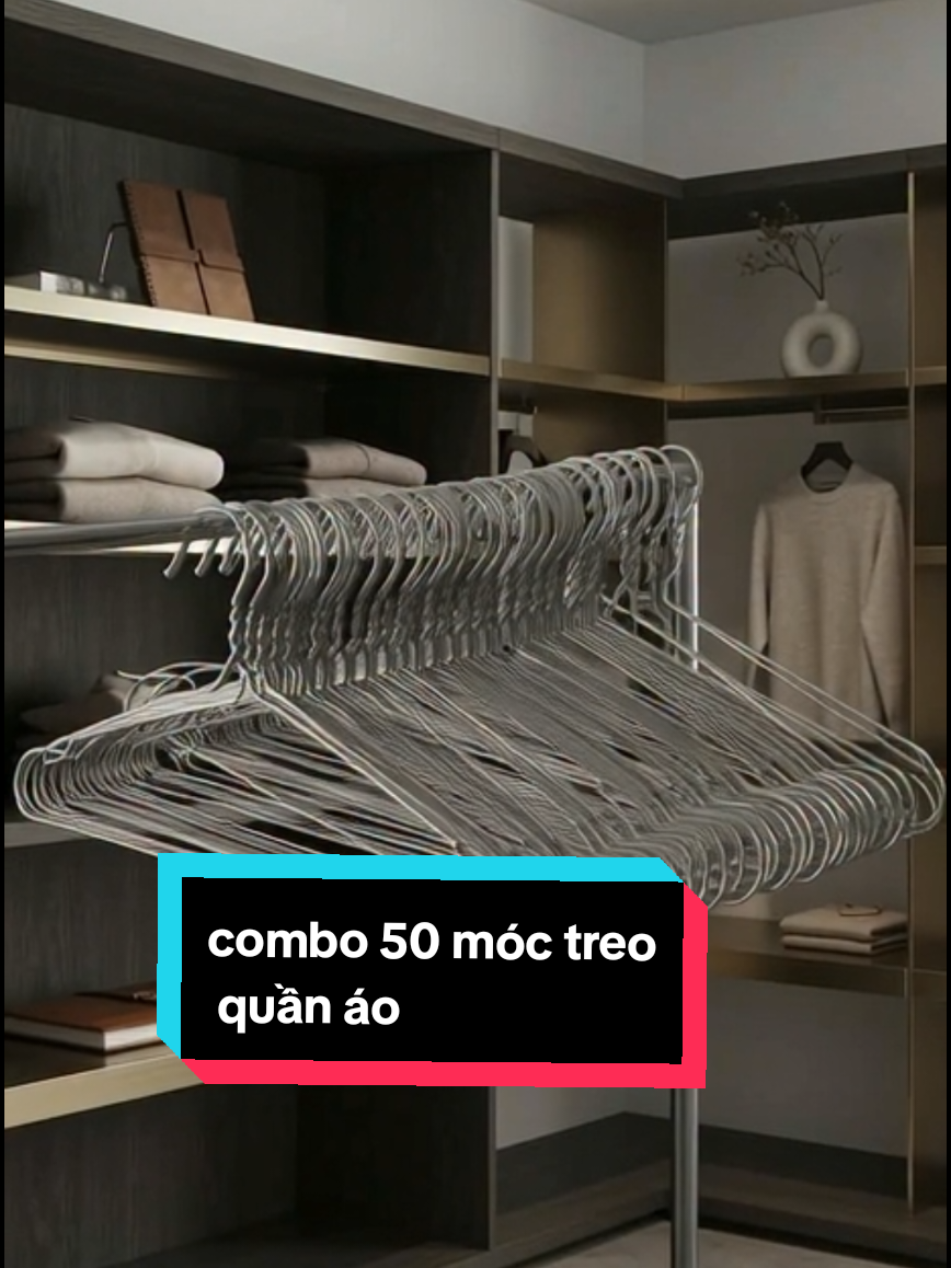 combo 50móc treo quần áo, giá đang hời nhanh tay ấn giỏ hàng góc trái nha mọi người  #ngocanhshop90 #giadungtienloi #móc #moctreoquanao #xuhuongtiktok 