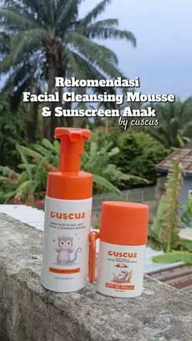 Aku ketemu Sunscreen anak yang ringan, mudah meresap dan gak lengket🥰, mana udah SPF 50 PA +++  + facial wash juga TOP ringan di muka anak dan mudah meresap 👍 ma jangan lupa beli yang bundling yaa, biar bisa dapat gift jugaa😘 #cuscus #facialwashanak #sunscreenanak 